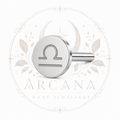 ♎ Libra Zodiac Engraved Flat Back