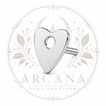 Planchette Shaped Threadless Flatback
