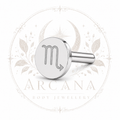 ♏️ Scorpio Zodiac Engraved Flat Back