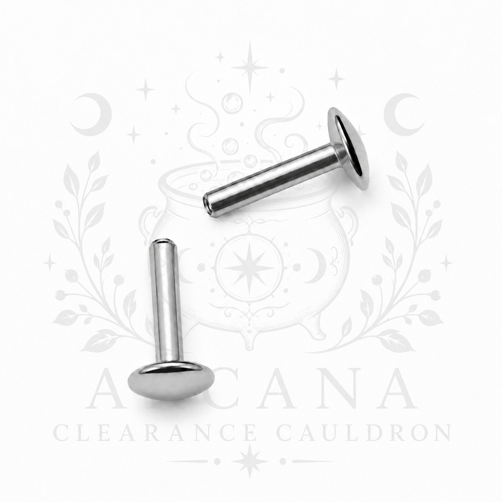 CLEARANCE CAULDRON - Ufo-Shaped Base - Internally Threaded Labret Posts