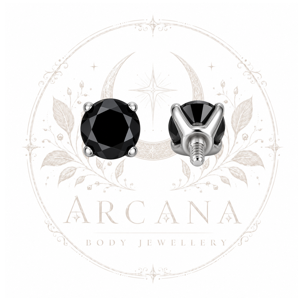 Internally Threaded Prong-Set Gem Top