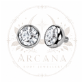Bezel-Set Gem Top | Internally Threaded