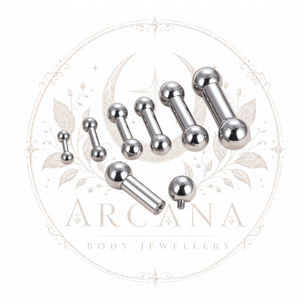 Large Gauge Barbell | Internally Threaded