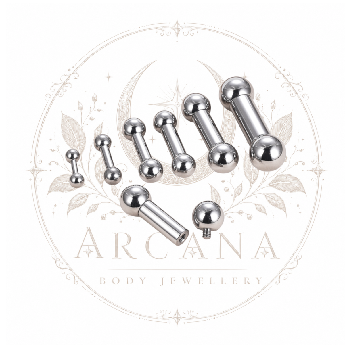 Large Gauge Barbell | Internally Threaded
