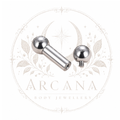Large Gauge Barbell | Internally Threaded