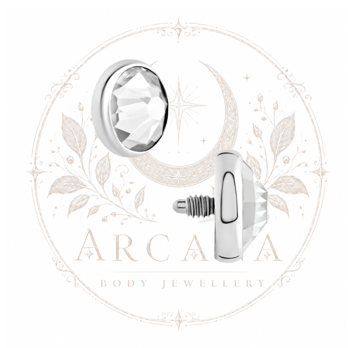 Low Profile Gem Top Attachment | Internally Threaded