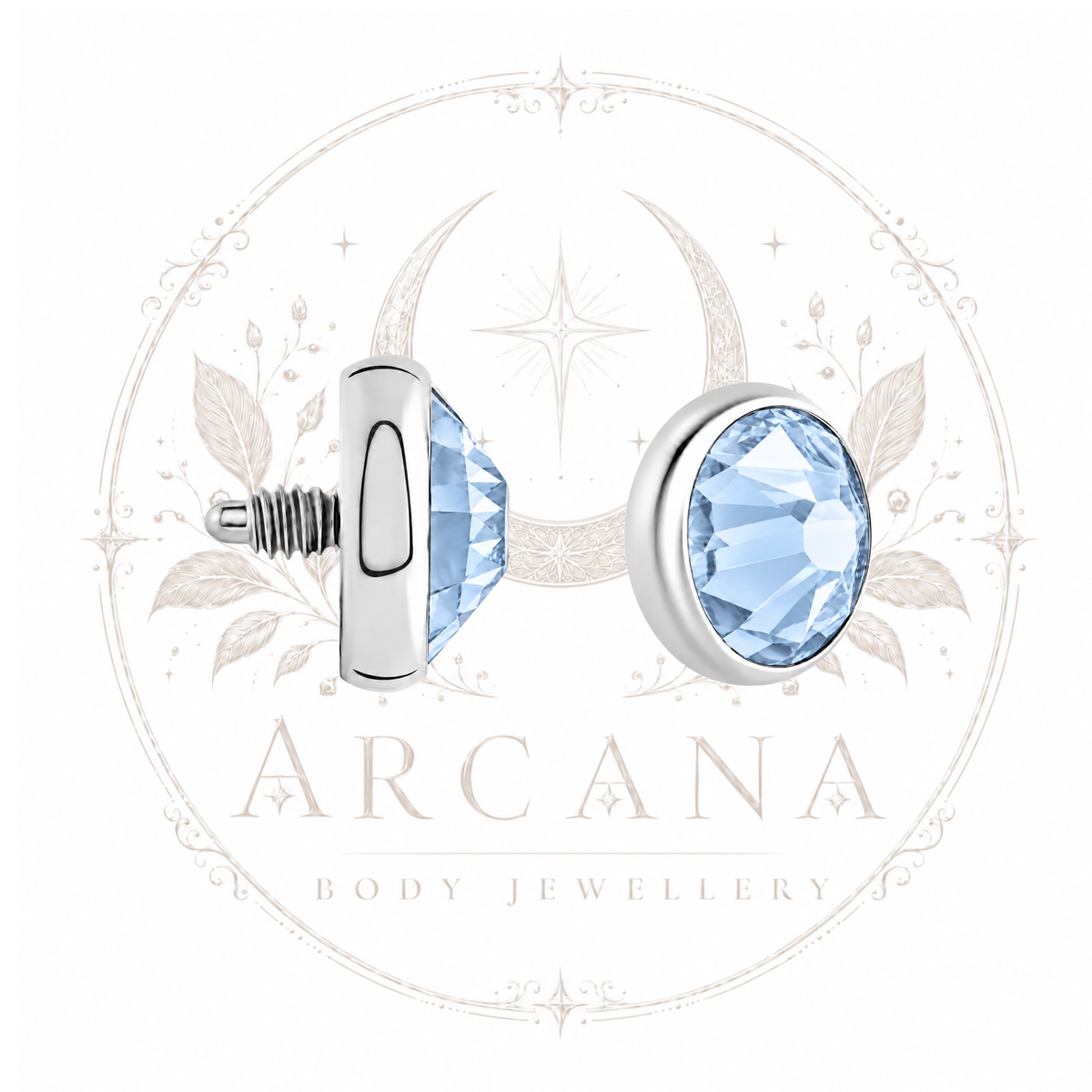 Low Profile Gem Top Attachment | Internally Threaded