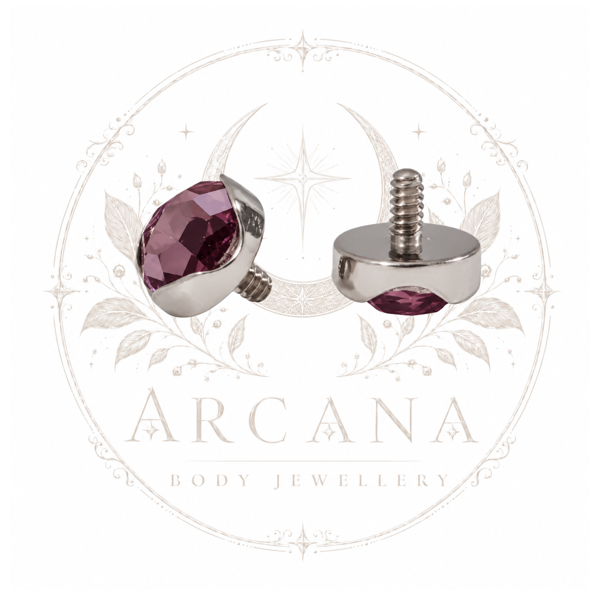 Wavy Bezel - Low Profile Top Attachment | Internally Threaded