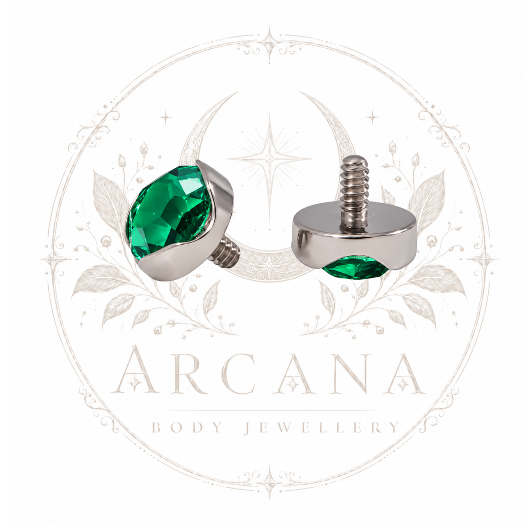 Wavy Bezel - Low Profile Top Attachment | Internally Threaded