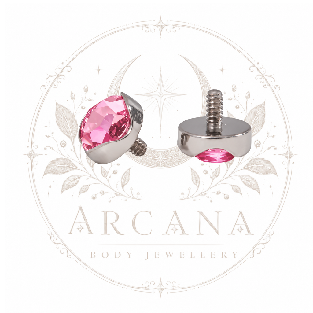 Wavy Bezel - Low Profile Top Attachment | Internally Threaded