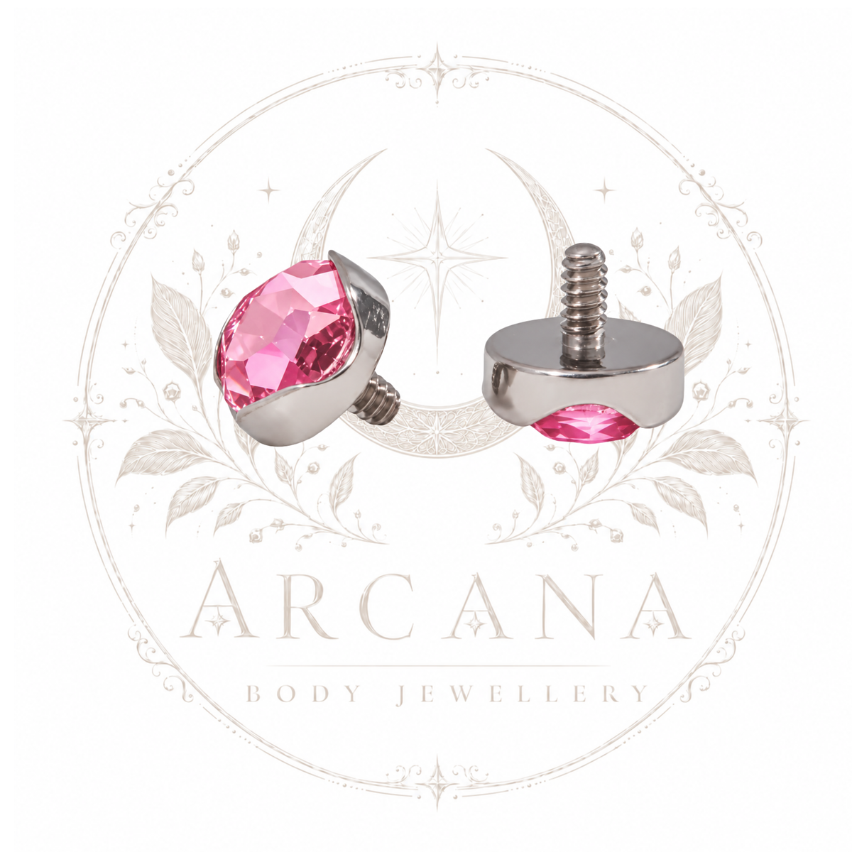 Wavy Bezel - Low Profile Top Attachment | Internally Threaded