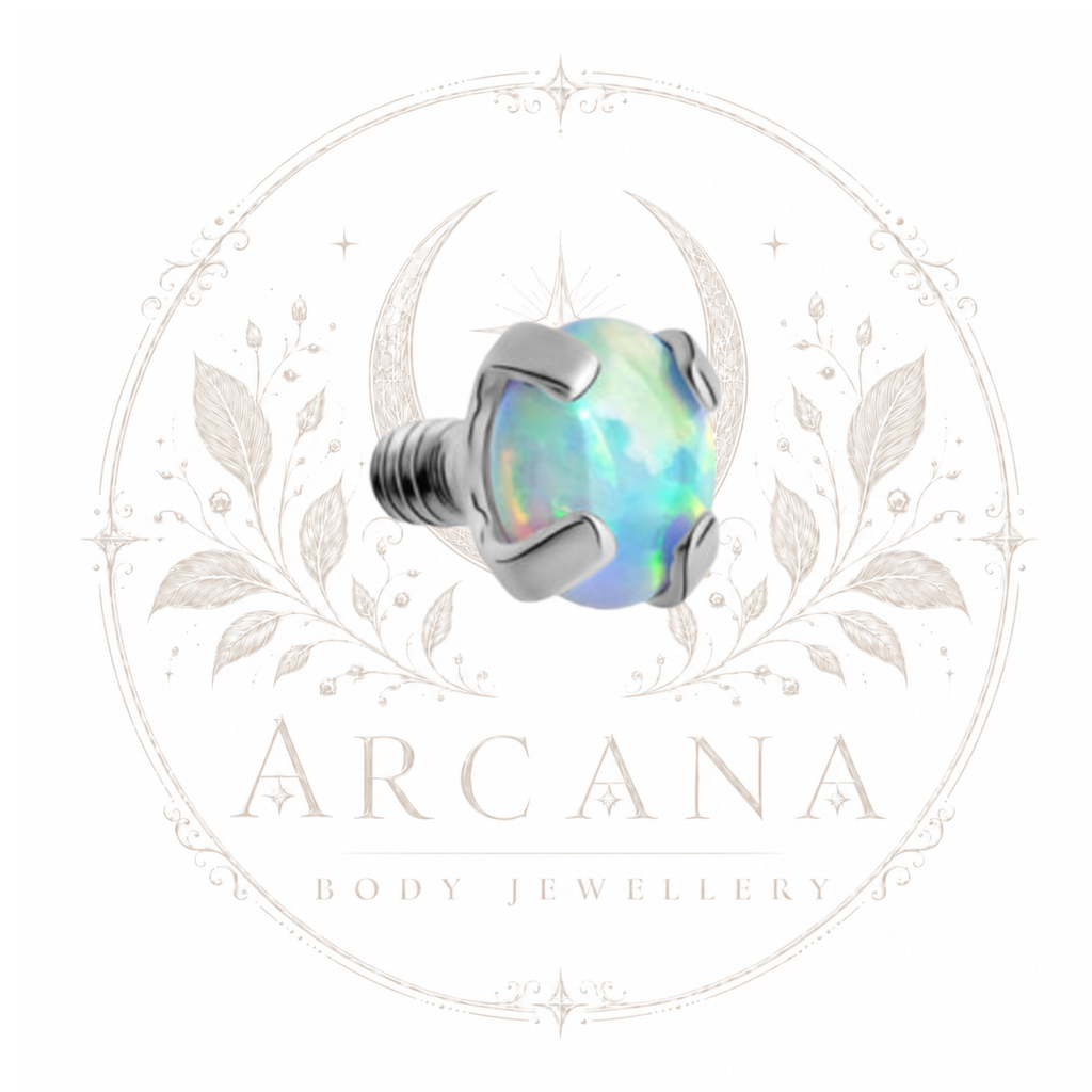 Prong-Set Opal Top | Internally Threaded