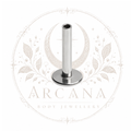 Threadless Labret Post – 4mm Base | Heavy Gauge