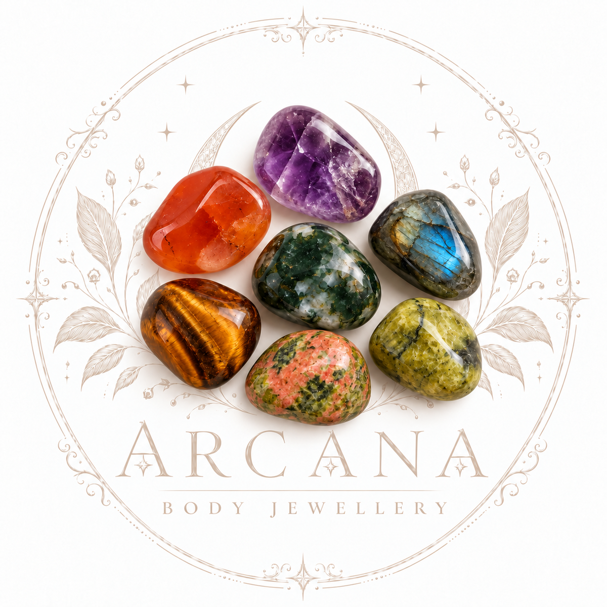 Arcana Pick — Intuitively Chosen Crystal Tumble