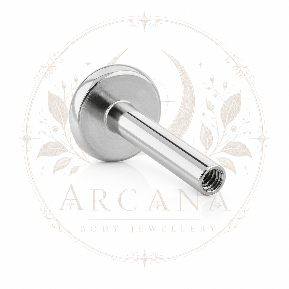 Internally Threaded Labret Post - 4mm Base