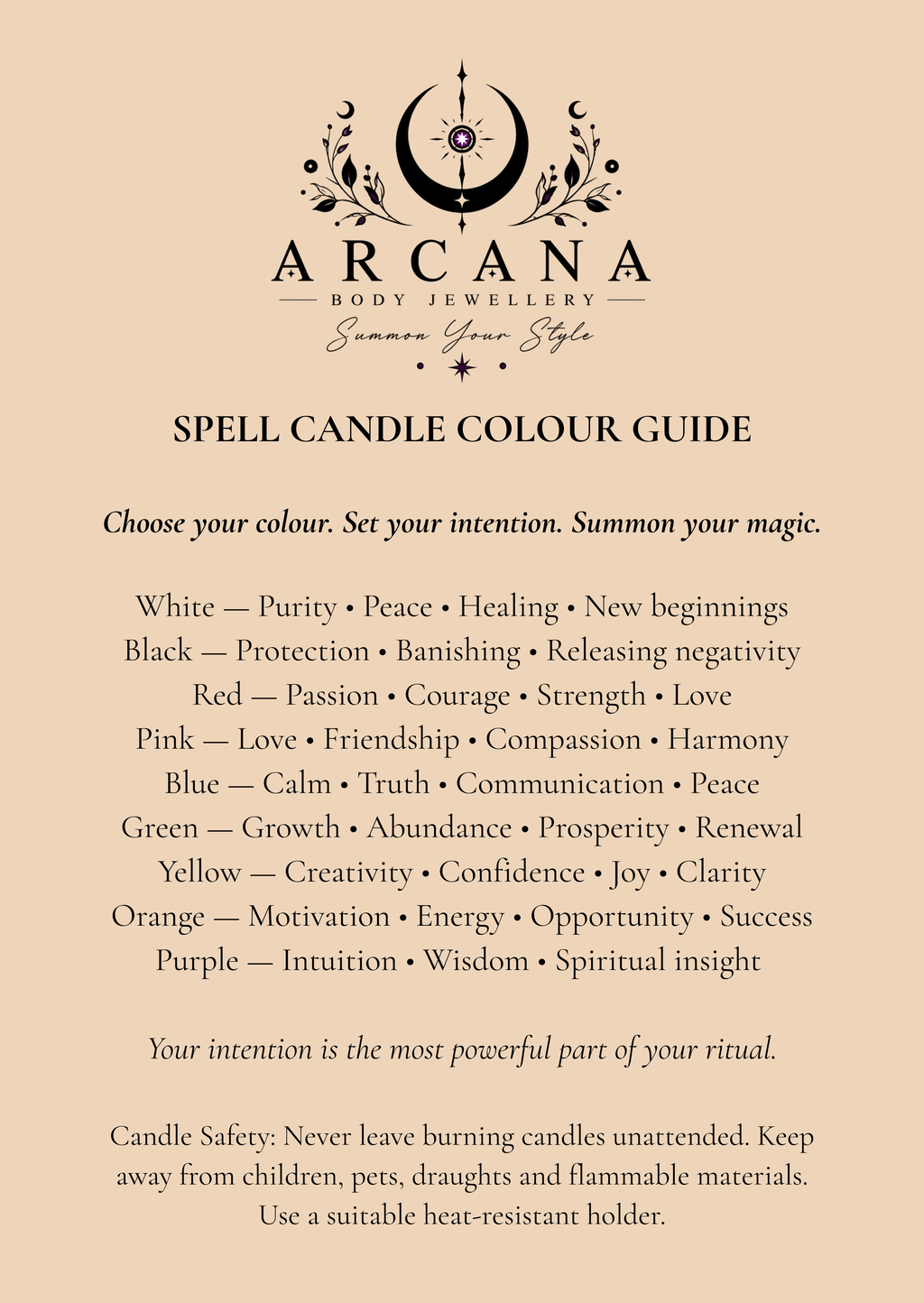 Arcana Spell Candles