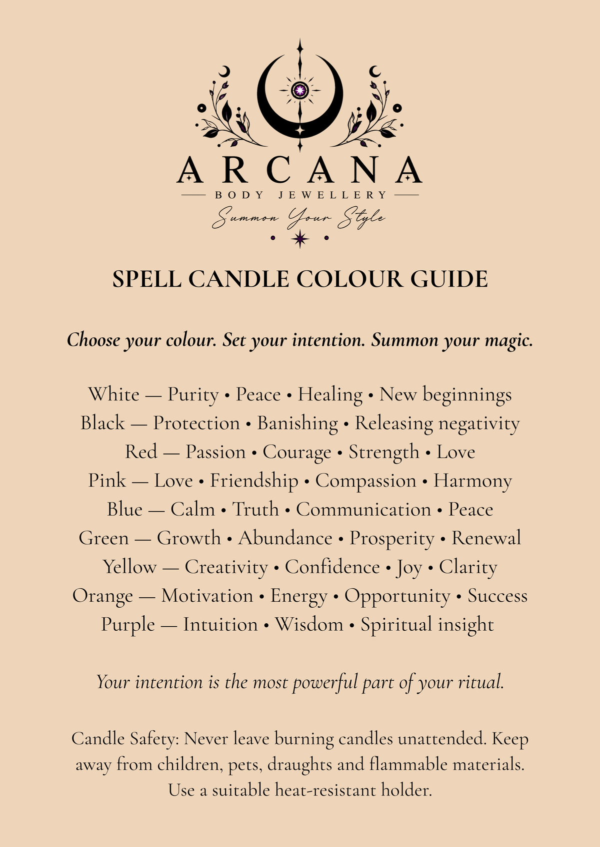 Arcana Spell Candles